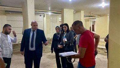 المعمل الجنائي يُعاين آثار حريق شقة سكنية بمنطقة أوسيم