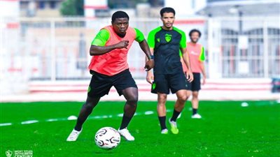 سامسون ونداي يشاركان في مران الزمالك