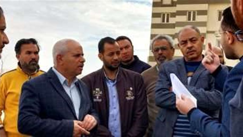 وزير الاسكان يتفقد