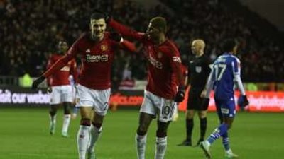 مانشستر يونايتد يخطف بطاقة التأهل بكأس الاتحاد الإنجليزي على حساب ويجان