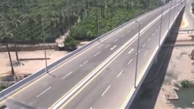 «النقل» تنشر فيديو يوضح الانتهاء من إنشاء كوبري الصيرفي وتشغيله