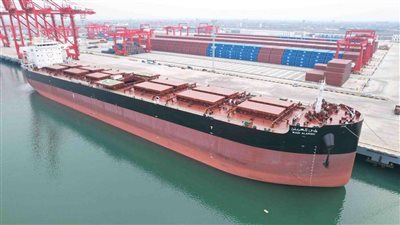 بالفيديو.. شاهد فعاليات استلام السفينة وادي العريش