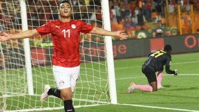 مصطفى محمد يفتتح التسجيل لمنتخب مصر أمام موزمبيق في كأس أمم أفريقيا