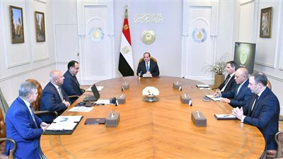 الرئيس السيسي يتابع تطورات المشروعات المسندة لشركة الخطوط الملاحية الفرنسية