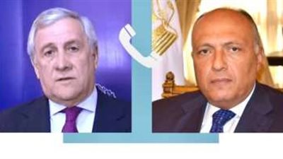 وزير الخارجية ونظيره الإيطالي يبحثان الأوضاع في غزة