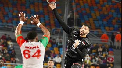 منتخب مصر لكرة اليد يتقدم على الكاميرون 17/9 بالشوط الأول