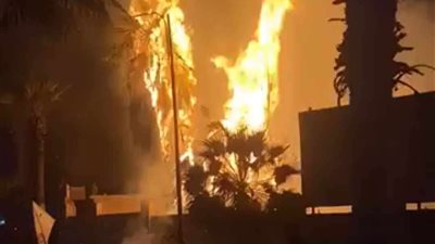 للمرة الثانية.. تجدد اشتعال النيران في كابيرتاج حلوان