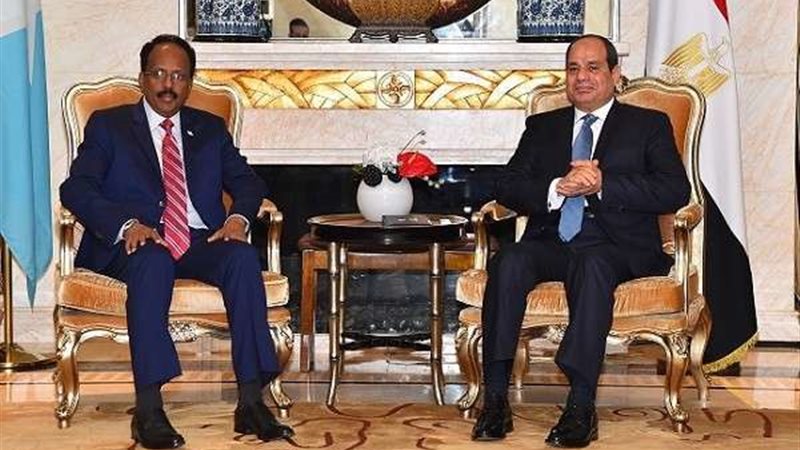 السيسي والرئيس الصومالي