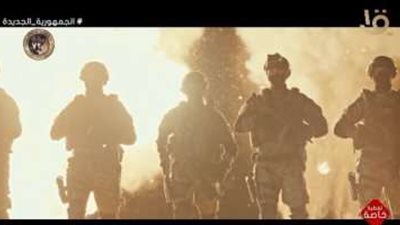 الرئيس السيسي يشاهد عرض تدريبي لرجال الشرطة المصرية