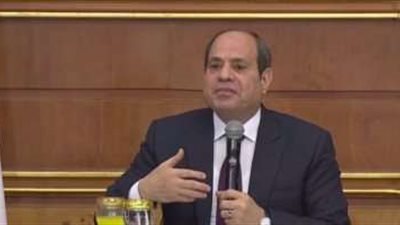 الرئيس السيسي: عدد السكان شهد زيادة بنحو 26 مليون نسمة منذ 2011