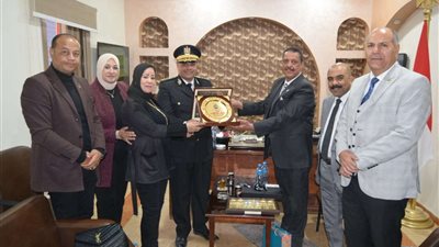 مستقبل وطن بندر ثاني الفيوم يقدم التهنئة لضباط ورجال الشرطة في عيدهم الـ 72