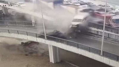 قرار جديد ضد سائق «التريلا» المتسبب في حادث تصادم «دائري المريوطية»