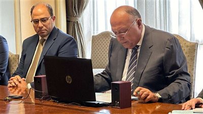 سامح شكري يستقبل نظيره السعودي للتباحث حول الوضع في غزة