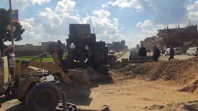 النمر : ممشى جديد بالطريق الدائري بأشمون