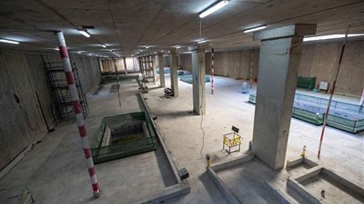 «النقل» تنشر صور من أعمال محطة الرماية