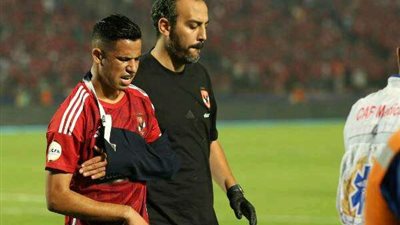 الأهلي يحتفي بعودة رضا سليم للتدريبات الجماعية