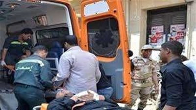 إصابة 6 أشخاص في حادث انقلاب تروسيكل بصحراوي البحيرة