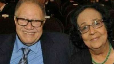 لميس جابر: سعدت بدموع يحيى الفخراني خلال الحديث عن نصف قرن زواج