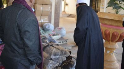 جامعة الأزهر بأسيوط تطلق قافلة مساعدات إنسانية لأهالي غزة