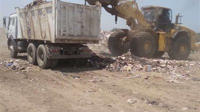 رفع 31 ألف طن قمامة ونواتج هدم خلال شهر بالمنوفية  ( صور )