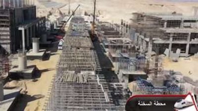 النقل تكشف نسب تقدم أعمال تشطيب شبكة القطار الكهربائي السريع