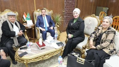 محافظ المنوفية يلتقي وفد الليونز لبحث أوجه التعاون في تطوير المنظومة التعليمية