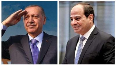 السيسى يتطلع إلى تلبية دعوة أردوغان لزيارة تركيا فى أبريل المقبل