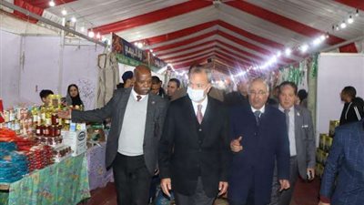 محافظ القليوبية يفتتح معرض «أهلًا رمضان» في بنها