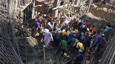 تفاصيل مصرع وإصابة 5 أشخاص سقط عليهم منزل بالمنيا