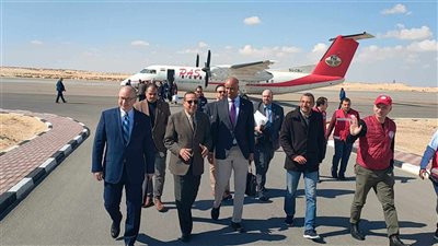 محافظ شمال سيناء يستقبل وزير التنمية الدولية الكندي