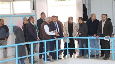 محافظ المنوفية يتفقد أعمال تطوير النصب التذكاري ومحطة مياه القرنين