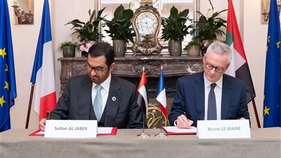 وزير الصناعة الإماراتي يشيد بتأييد فرنسا لبرنامج المسرّع العالمي لخفض الانبعاثات
