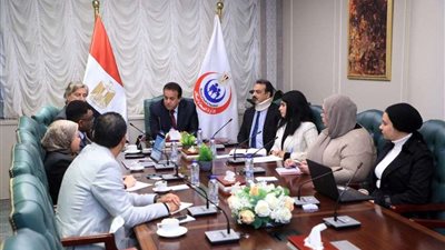 وزير الصحة يستقبل ممثل برنامج الأمم المتحدة الإنمائي لبحث دعم مشروع التطوير المؤسسي الشامل