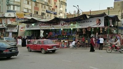 الهجان والفيومي يفتتحا معرض اهلا رمضان بمدينه بنها