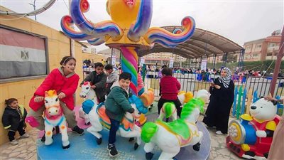 شمال سيناء تُنظم حفلا ترفيهيا للأطفال الفلسطينيين بالعريش