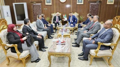 محافظ المنوفية يستقبل وزير التعليم لتفقد وافتتاح عدة مدارس