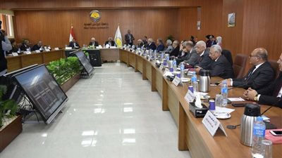 رئيس جامعة المنوفية يشارك في اجتماع المجلس الأعلى للجامعات بجامعة الوادي الجديد