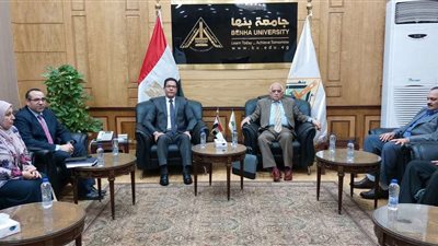 رئيس جامعة بنها يستقبل فرق مراجعة الاعتماد البرامجي من هيئة ضمان جودة التعليم