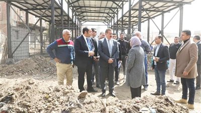 شاهد .. سوق الماي والتشطيبات النهائية للسوق النموذجي بسرس الليان بالمنوفية (صور)