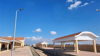 السكة الحديد تنشر صور حديثة من التشطيبات النهائية لمحطة قطار القنطرة