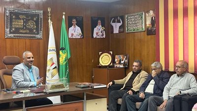 وكيل «رياضة القليوبية» يستقبل لجنة متابعة مركز الفنون