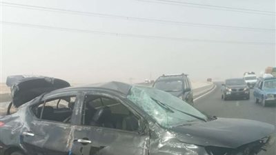 إصابة مستشار بهيئة قضايا الدولة في حادث تصادم أعلى الطريق الزراعي بالبحيرة