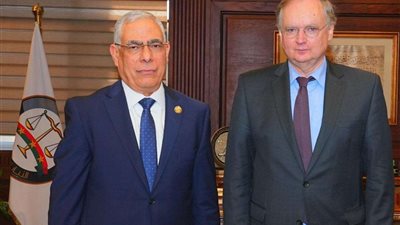 النائب العام يلتقي رئيس بعثة الاتحاد الأوروبي في مصر