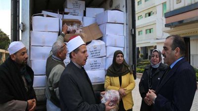 بمناسبه شهر رمضان.. الأوقاف توزع 29 طن من اللحوم