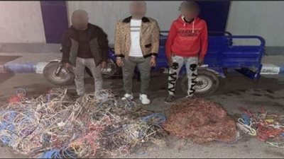 حبس المتهمين بسرقة الكابلات الكهربائية من العقارات تحت الإنشاء بالشيخ زايد