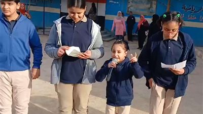 بالاذاعة المدرسية.. الطالبة مريم أحمد تتألق كعادتها بأنشودة جديدة بعنوان