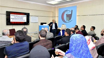 ورشة عمل لتدريب 50 طبيب علي مناظير بطن والموجات فوق الصوتية بجامعة سوهاج