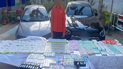 بقيمة 47 مليون جنيه.. سقوط شخص بحوزته 15 مليون قرص مخدر