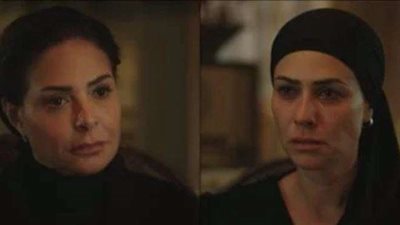 مباراة تمثيلية متميزة بين بسمة وصابرين في مسلسل 