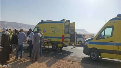 ضحايا حادث تصادم أتوبيس طلاب بسيارة أخرى فى الشرقية.. طالبة و9 مصابين